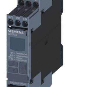 رله های¬کنترل سرعت (Speed control relay)برند زیمنس Siemens¬¬¬در¬سری های 3UG46 و 3UG48¬ ¬ ارائه می¬گردد. در دو نوع screw terminalو spring-type terminal تولید می شوند.